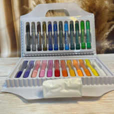 Профессиональные Акриловые маркеры Acrylic marker 24 цветов в кейсе